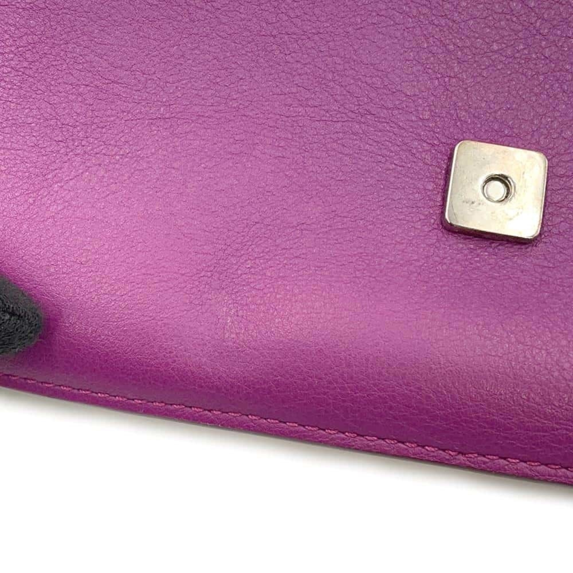 Tod's Chain Shoulder Bag Double T TOD'S Purple