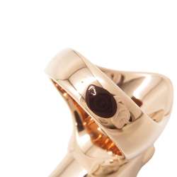 Hermes Ring Gallop Diamond 5P K18PG Pink Gold Size 52 Horse Motif