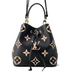 Louis Vuitton Handbag Bicolor Monogram Empreinte NeoNoe MM M45497 2way Shoulder Bag Black