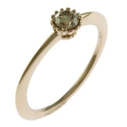 KASHIKEY Mill Ring, Size 10, 18K, Brown Diamond, 0.20ct, Women's,