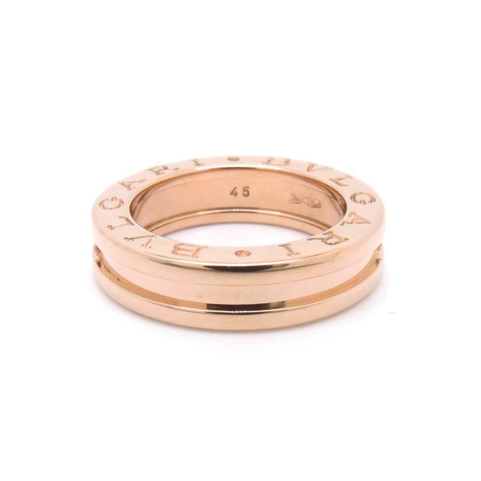 BVLGARI Ring B-zero1 1 Band K18PG Pink Gold Size 45 336003