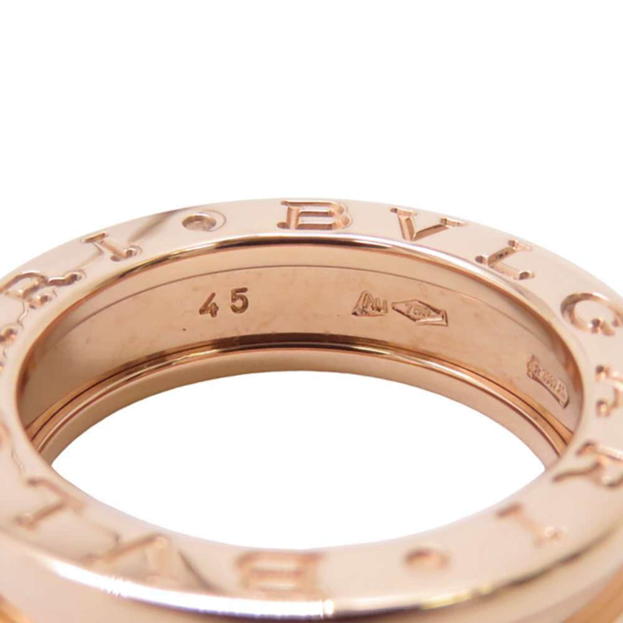 BVLGARI Ring B-zero1 1 Band K18PG Pink Gold Size 45 336003