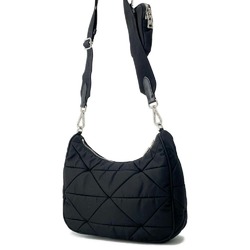 Prada Shoulder Bag Tessuto Quilt Nylon Quilting 1BC151 PRADA Black