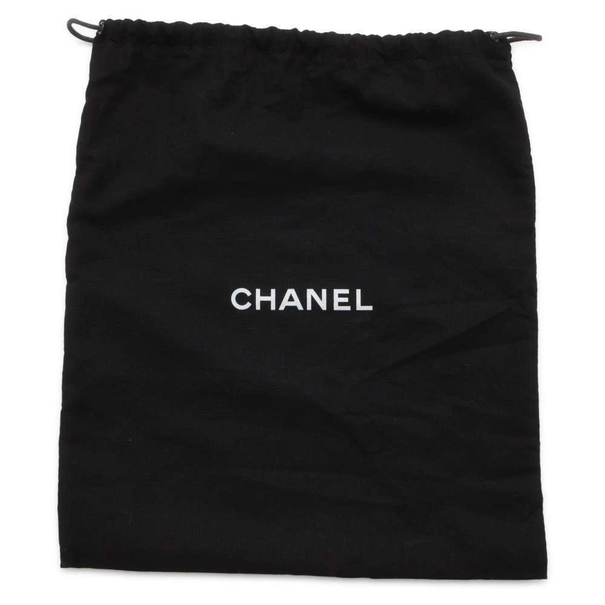 Chanel Chain Shoulder Bag Coco Mark Cloche Leather CHANEL