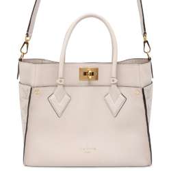 Louis Vuitton Handbag Monogram Mahina Calf Leather On My Side MM M55802 2way Shoulder Bag