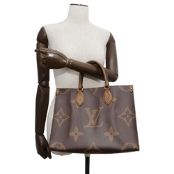 Louis Vuitton Tote Bag Monogram Reverse Giant On-the-Go MM M45321 Handbag Shoulder