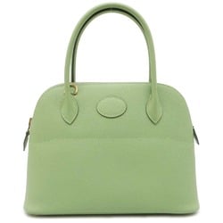 Hermes handbag Bolide 27 Vert Cricket Epson Y stamp 2way shoulder