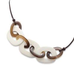 Hermes Necklace Caramba Buffalo Horn HERMES