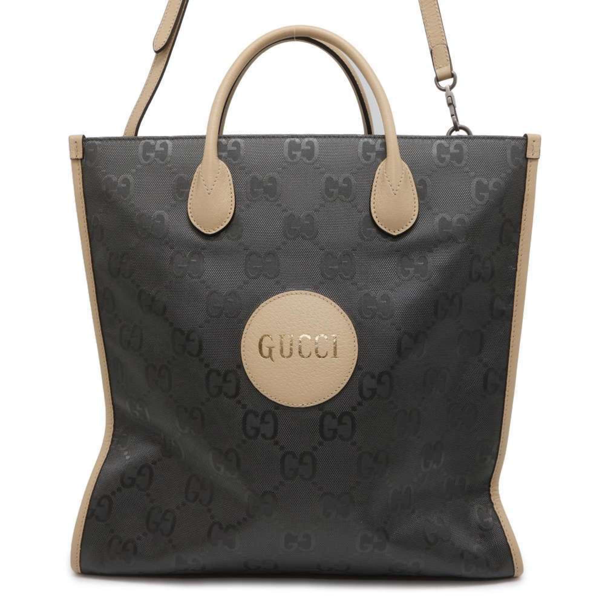 Gucci Tote Bag GG Canvas Off the Grid Nylon Leather 630355 2way Shoulder