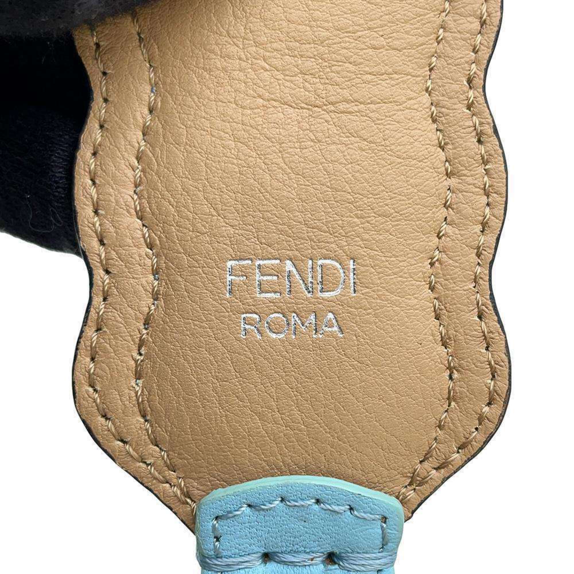 FENDI Shoulder Strap You Studs Leather