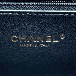 Chanel Chain Shoulder Bag Beauty Lock Flap Coco Mark Leather CHANEL Black