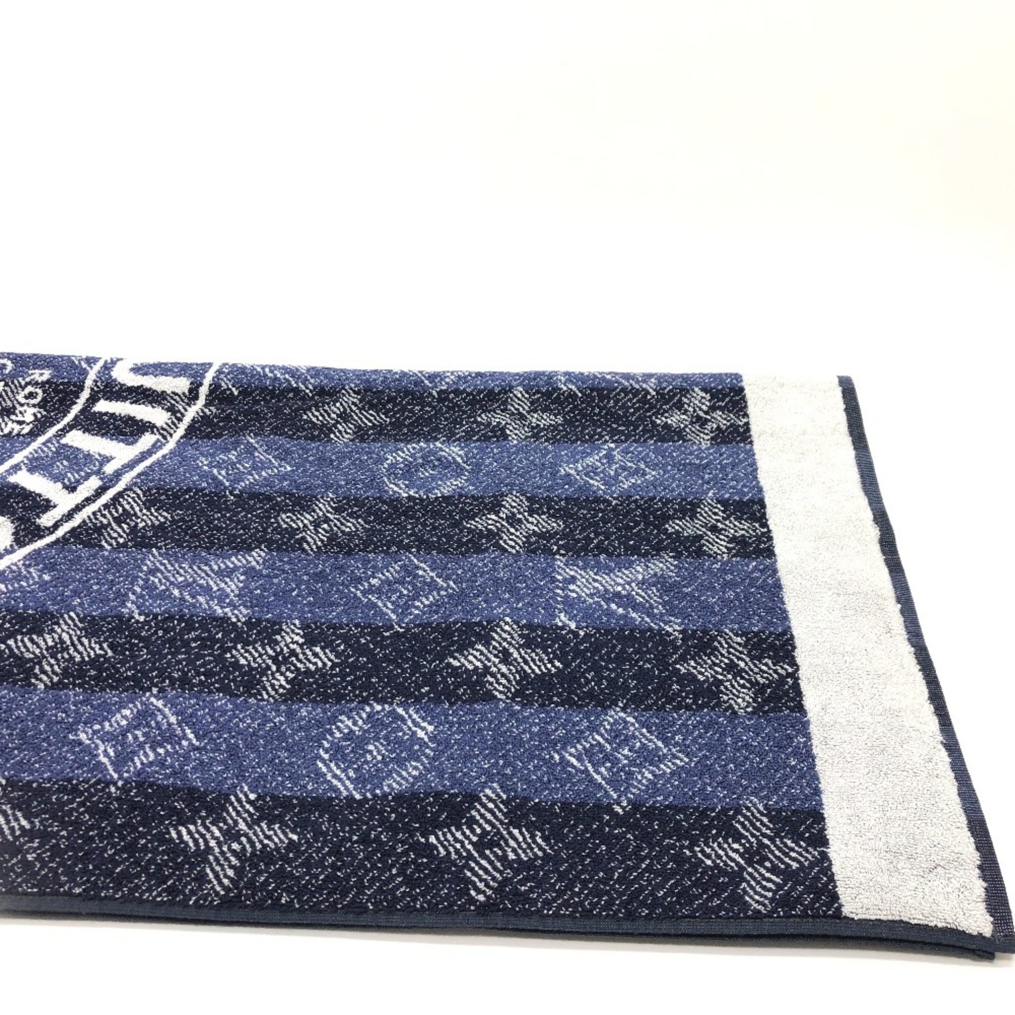 LOUIS VUITTON Louis Vuitton Monogram TRUNKS & S Beach Towel Bath Cotton Men's Women's Blue