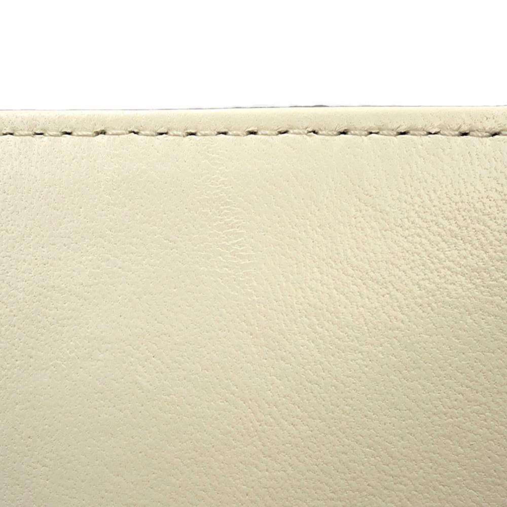 Chanel handbag Coco mark Matelasse lambskin A92236 CHANEL 2way chain shoulder bag white