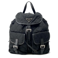 Prada Backpack Nylon Quilted 1BZ811 PRADA Bag Black