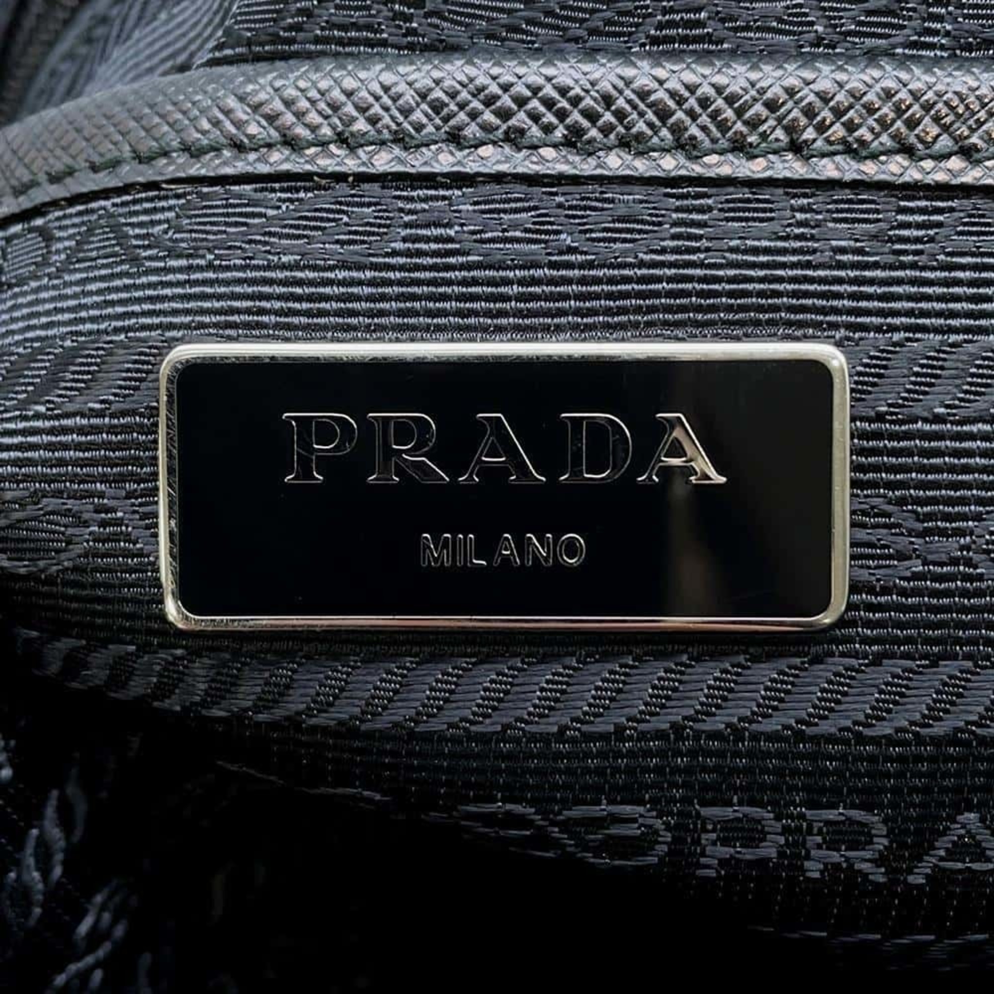 Prada Backpack Nylon Quilted 1BZ811 PRADA Bag Black