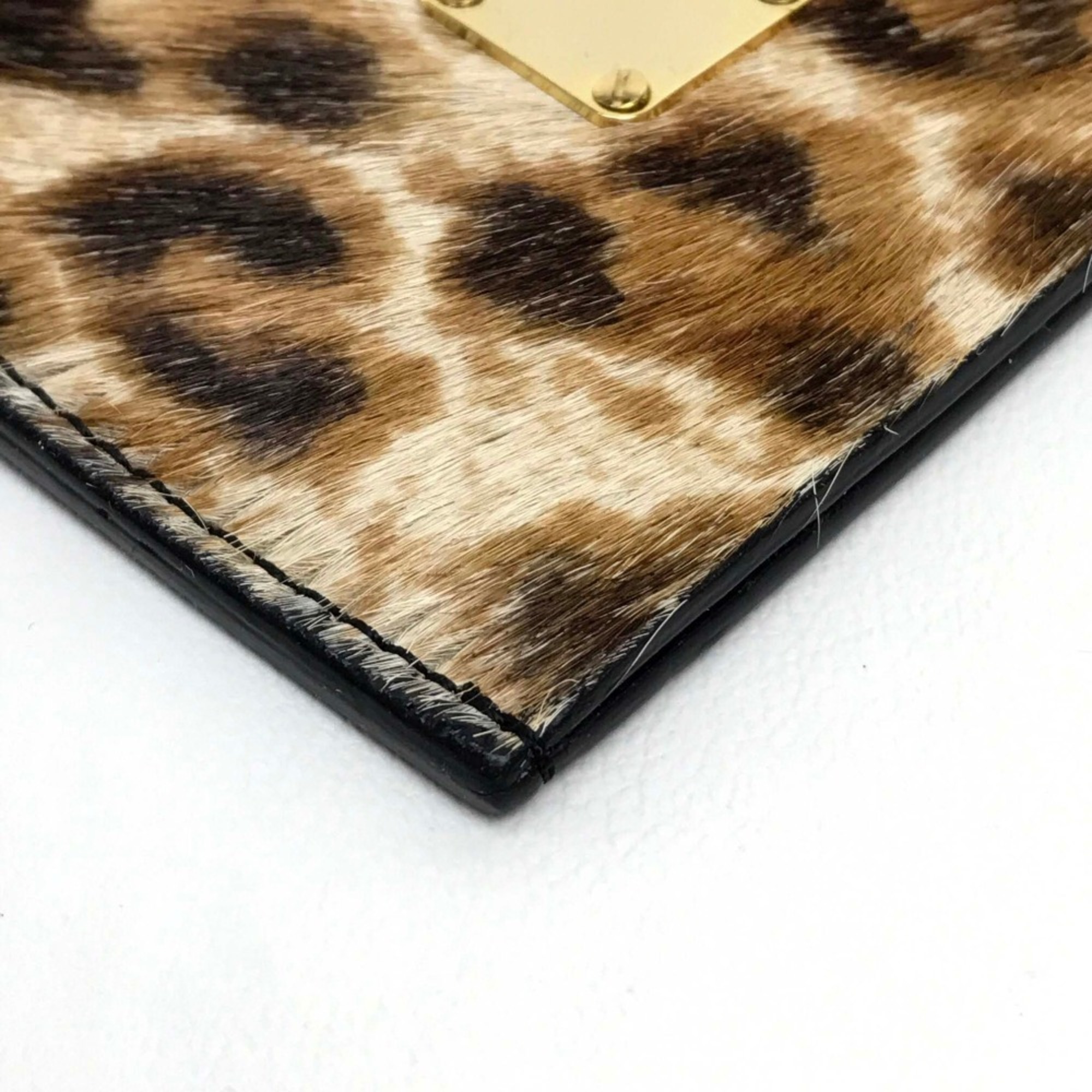 MCM Leopard PHENOMENON Collaboration Men's Women's iPad Case Pony Brown