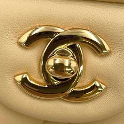 Chanel Chain Shoulder Bag Matelasse 25 Coco Mark Lambskin Double A01112 CHANEL