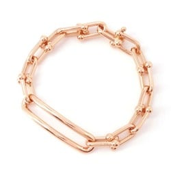 Tiffany bracelet hardware link medium K18PG pink gold & Co.