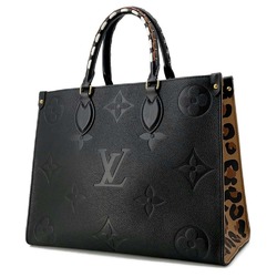 Louis Vuitton Tote Bag Monogram Empreinte On the Go MM M45607 2way Black