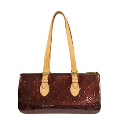 Louis Vuitton Monogram Vernis Women's Shoulder Bag Amarante,Red Color