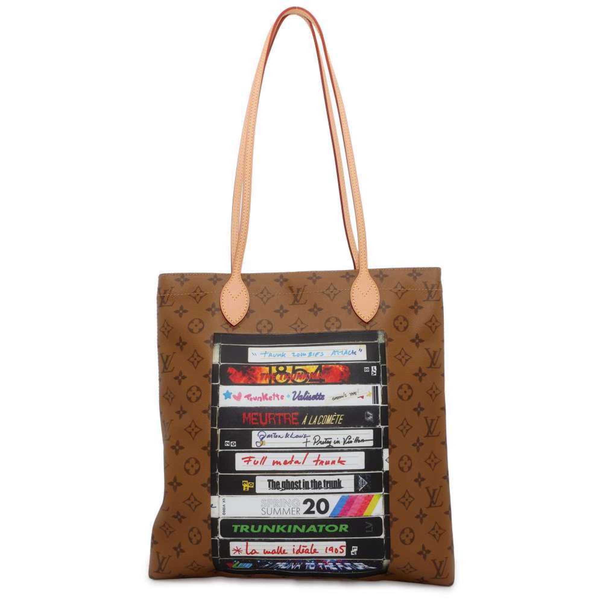 Louis Vuitton Tote Bag Monogram Reverse Video Print Carry It M45198 LOUIS VUITTON