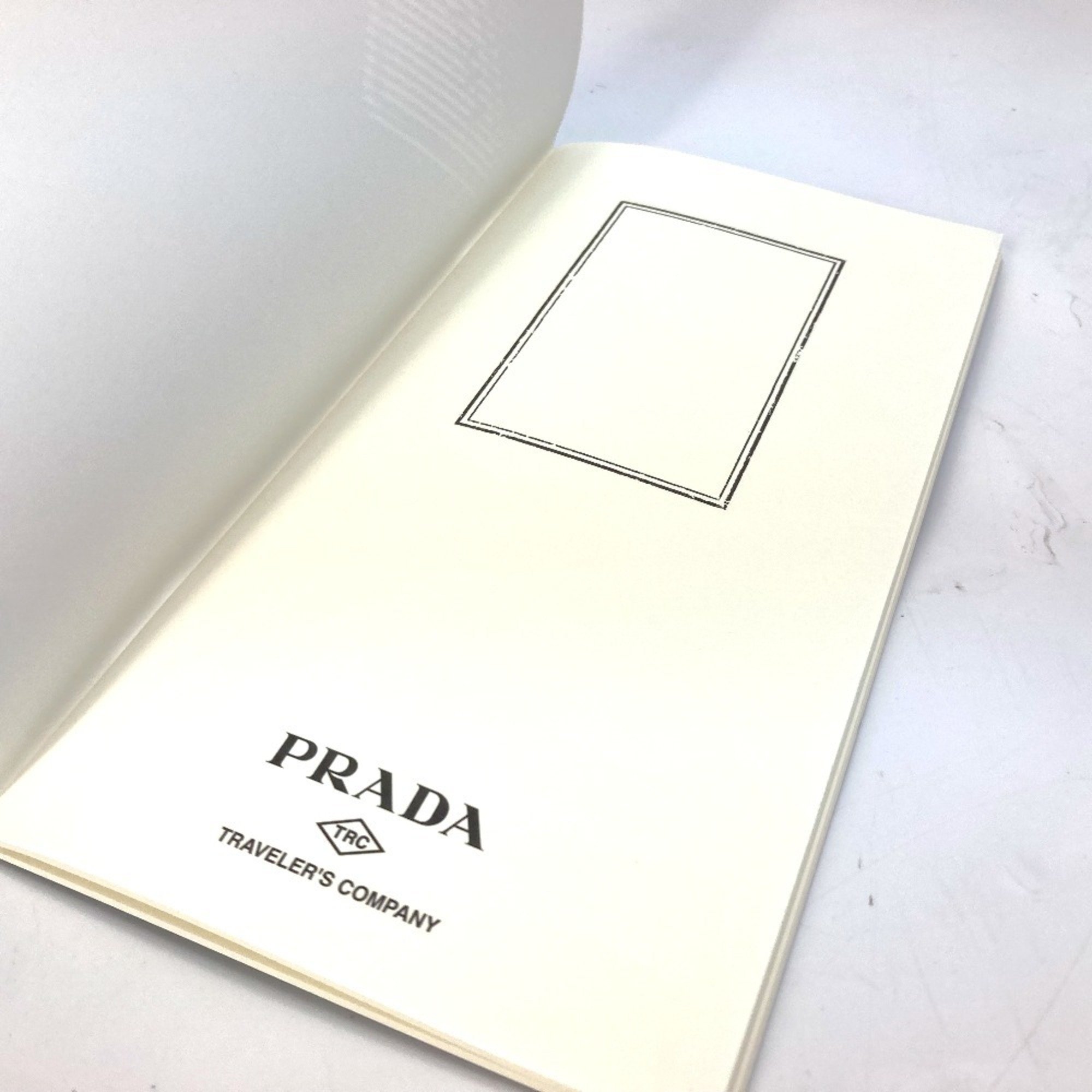 PRADA 2AR090 Notebook Memo Pad Traveler's Set of 6 Stationery Paper Men's Black