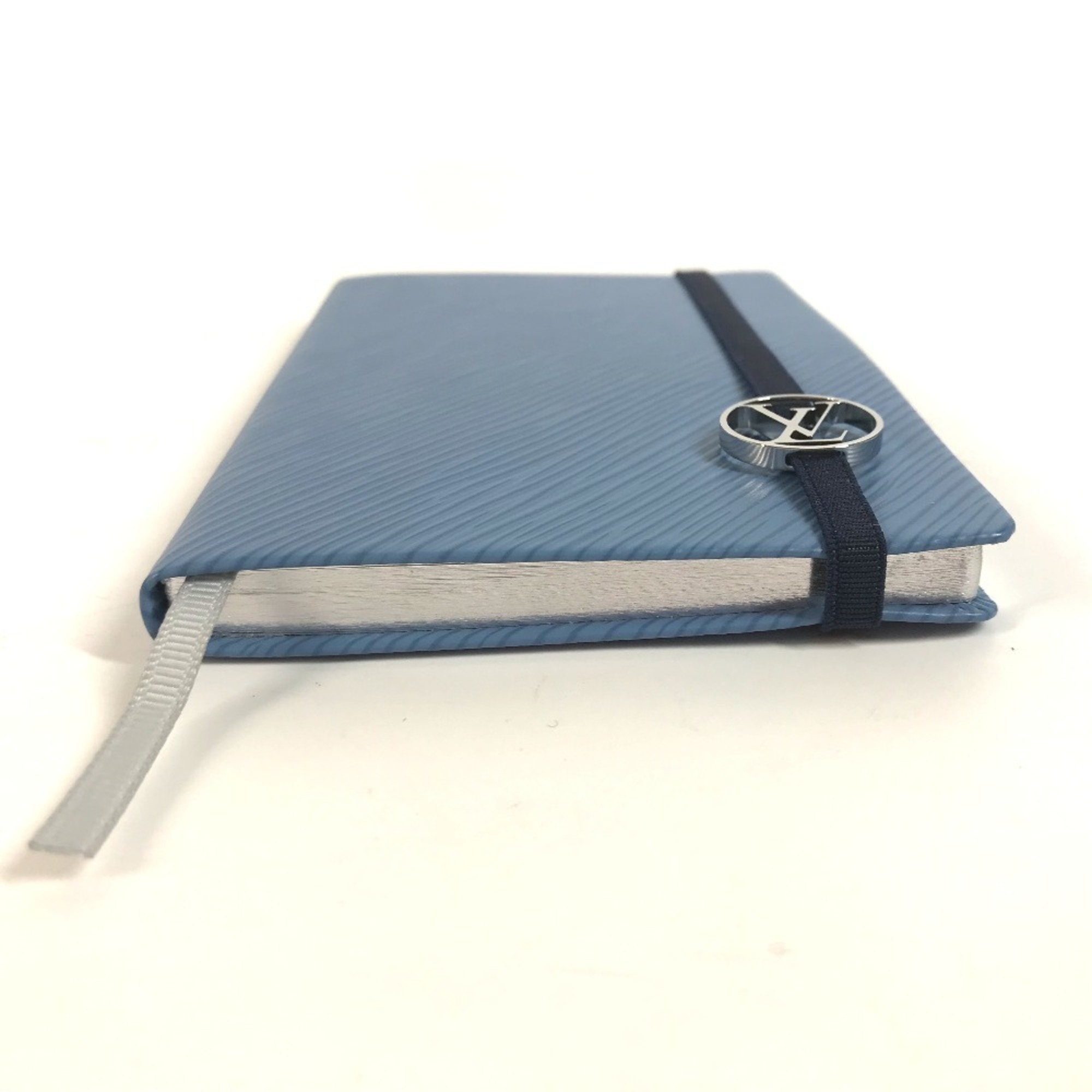 LOUIS VUITTON Louis Vuitton Epi Cahier Gustave PM Memo Pad Notebook Stationery Leather Women's Blue