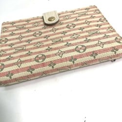 LOUIS VUITTON R20917 Monogram Lancreuzette Agenda PM Stationery Notebook Cover Canvas Women's Rouge Pink