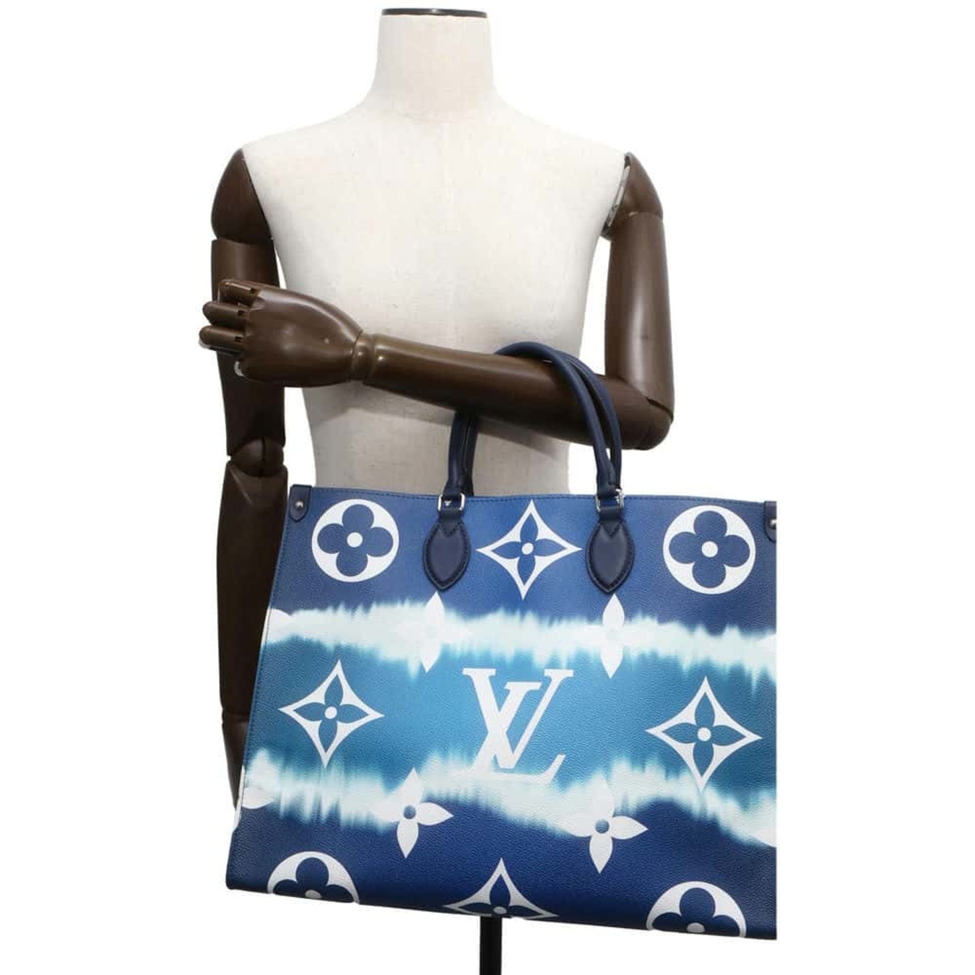 Louis Vuitton Tote Bag Monogram LV Escar On the Go GM M45120 LOUIS VUITTON Blue