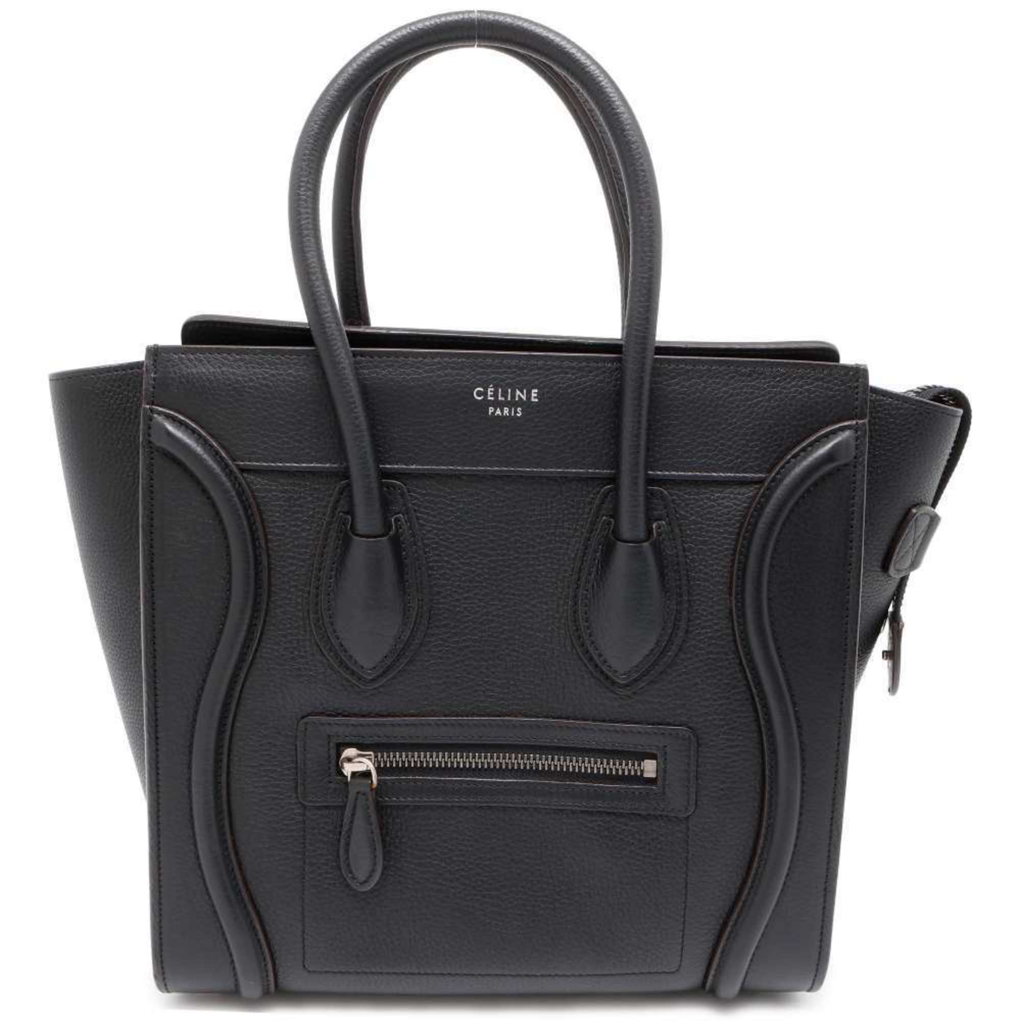 Celine Handbag Luggage Micro Shopper 167793 CELINE Bag Black