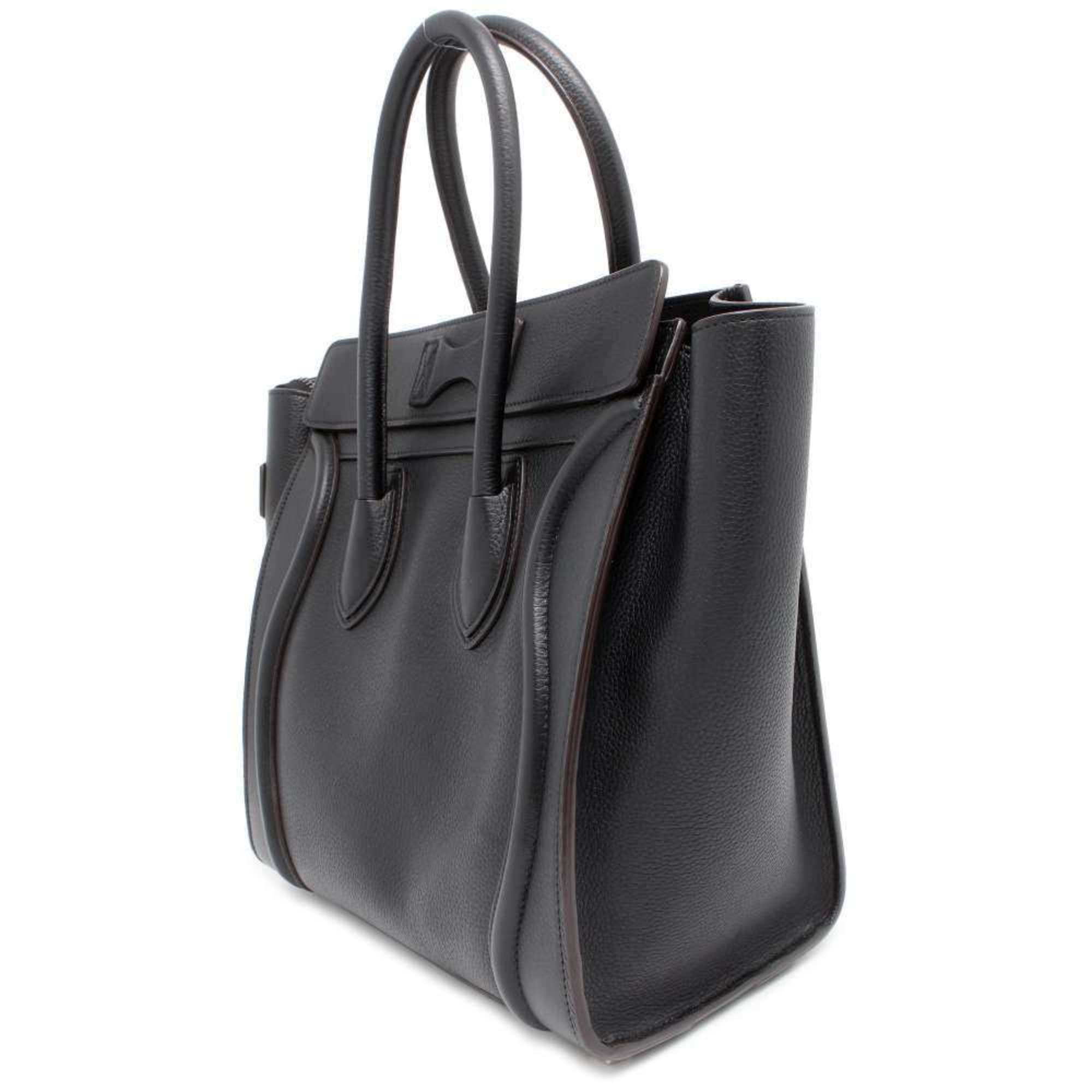 Celine Handbag Luggage Micro Shopper 167793 CELINE Bag Black