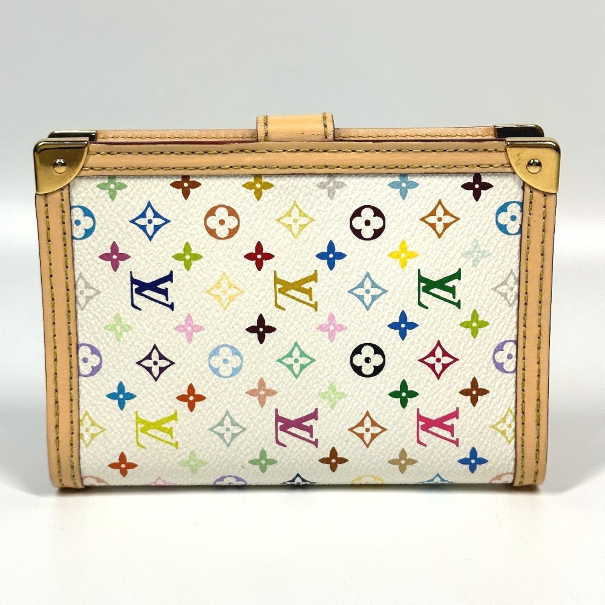 LOUIS VUITTON R20896 Monogram Multicolor Agenda PM Notebook Cover Canvas Women's Blanc White