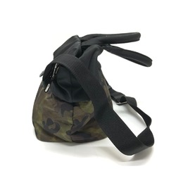 PRADA B1959 Camouflage Handbag Nylon Women's Khaki