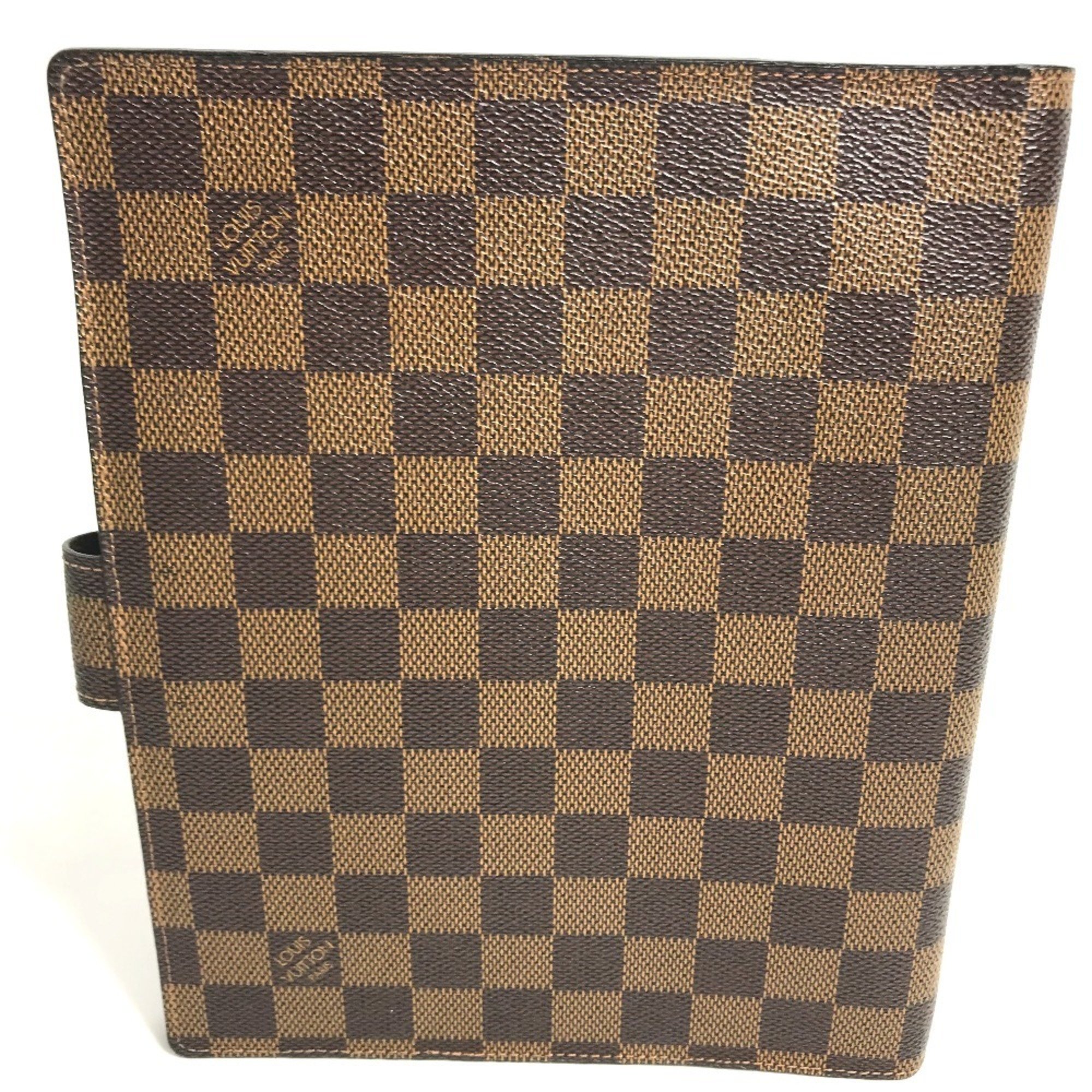 LOUIS VUITTON R20107 Damier Agenda GM Notebook Cover Canvas Women's Ebene Brown