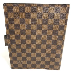 LOUIS VUITTON R20107 Damier Agenda GM Notebook Cover Canvas Women's Ebene Brown