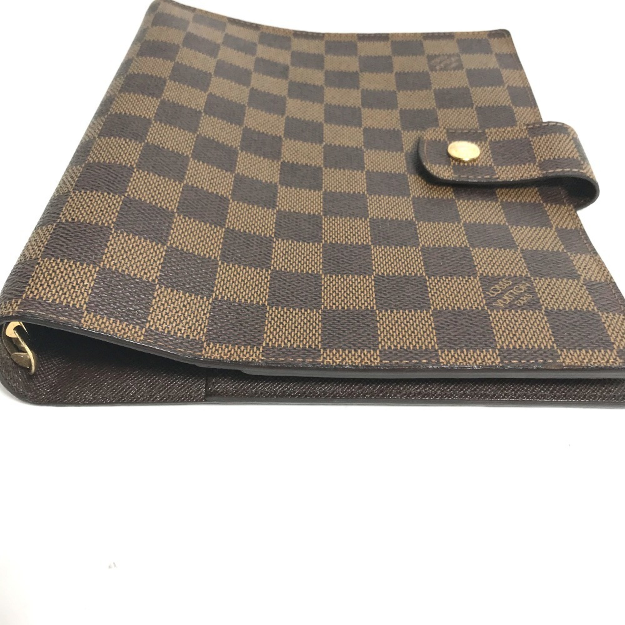 LOUIS VUITTON R20107 Damier Agenda GM Notebook Cover Canvas Women's Ebene Brown