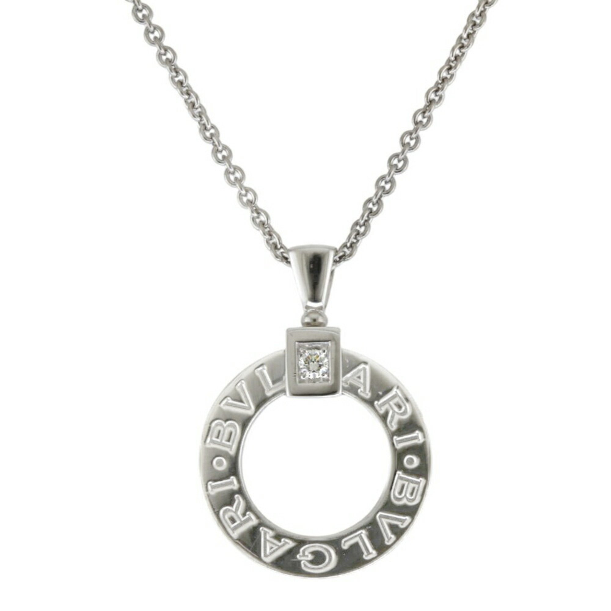 BVLGARI Necklace 18K Diamond Women's