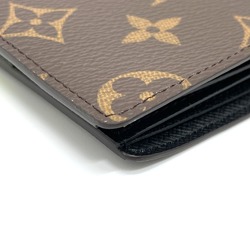 LOUIS VUITTON Louis Vuitton Animal Monogram Portefeuille Slender NM Billfold Bi-fold Wallet Canvas Men's Brown