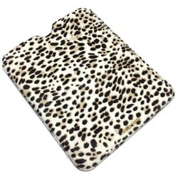 Miu Miu MIU 5ARE43 Tablet Leopard iPad Case Pony BIANCO Beige Men's Women's