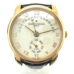 VACHERON CONSTANTIN 47245 Patrimony 31 Countdown Automatic Wristwatch K18RG Men's Rose Gold