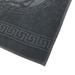 VERSACE Medusa Face Towel Cotton Men's Black