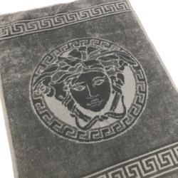 VERSACE Medusa Face Towel Cotton Men's Black