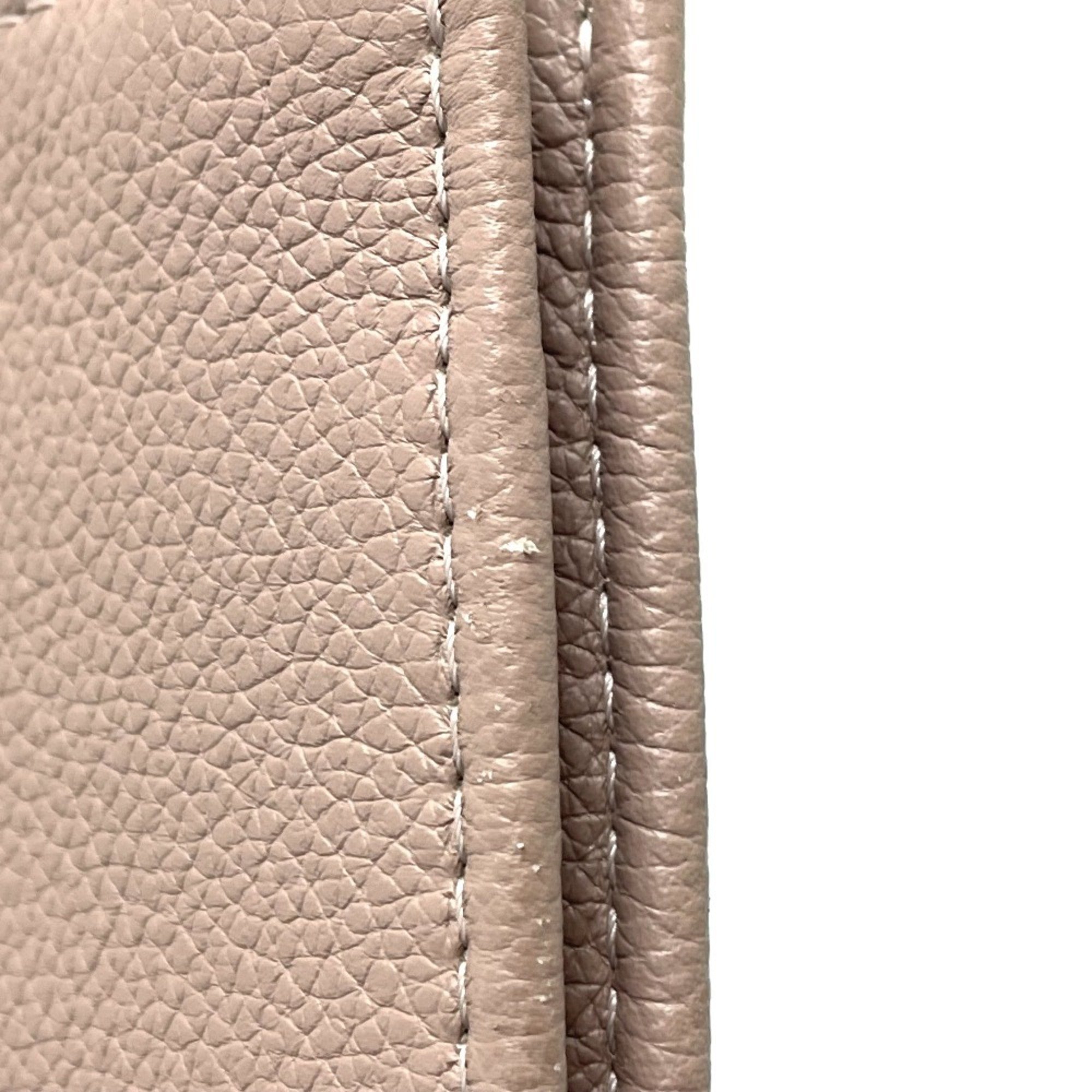 LOUIS VUITTON R99760 L-shaped Pochette Jour PM Pouch Clutch Bag Taurillon Women's Taupe Greige