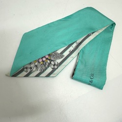 TIFFANY&Co. Tiffany Twilly Scarf, Accessories, Silk, Women's, Blue