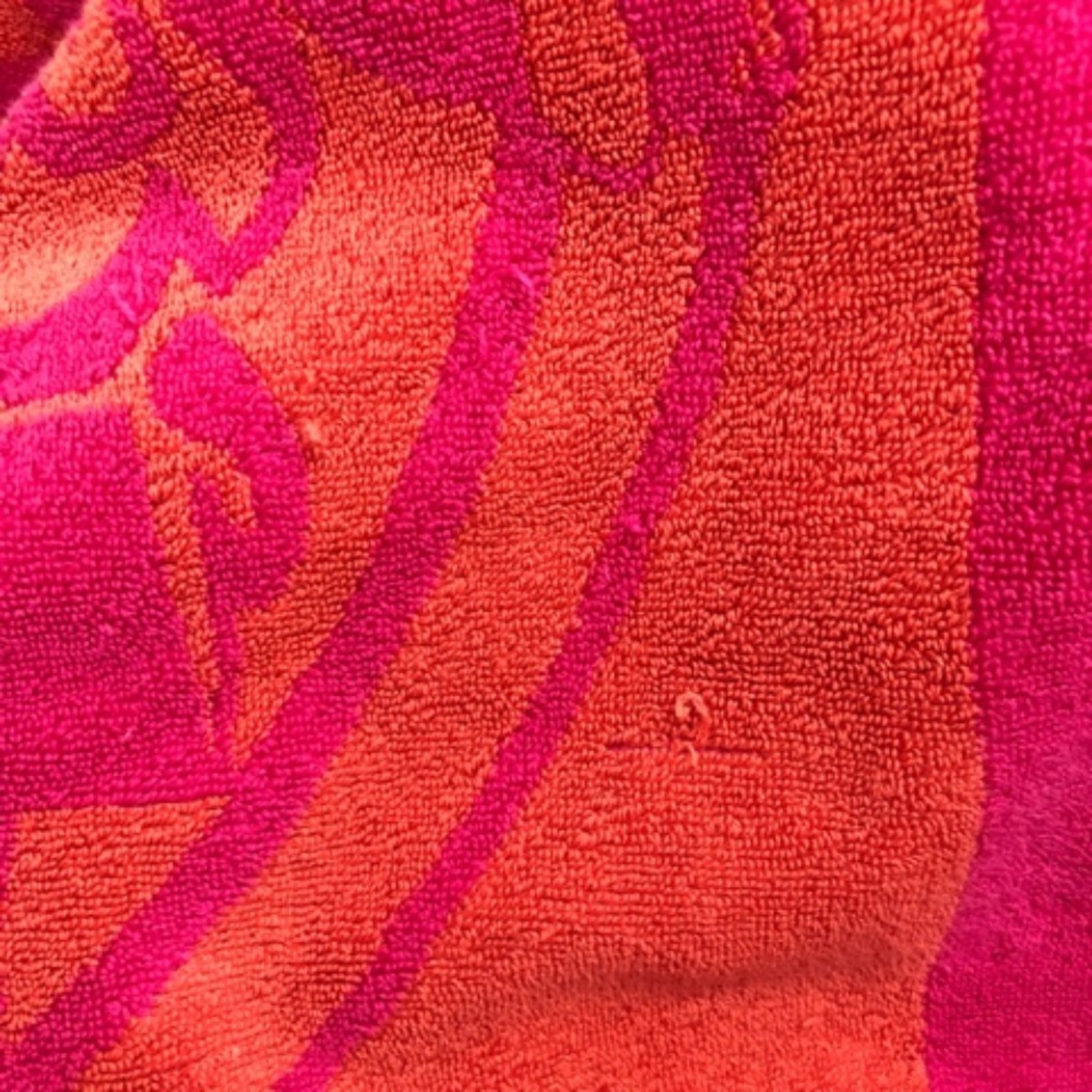 LOUIS VUITTON Louis Vuitton Towel Blanket Beach Cotton Men's Women's Pink x Orange