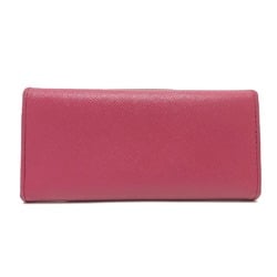 PRADA 1M0223 6-ring key case in Saffiano leather for women, pink