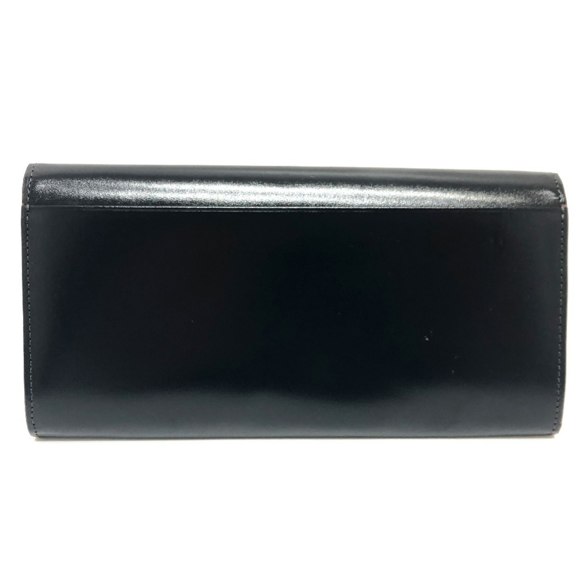 Vivienne Westwood Ove Bi-fold Wallet Long Leather Women's Black