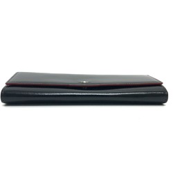 Vivienne Westwood Ove Bi-fold Wallet Long Leather Women's Black