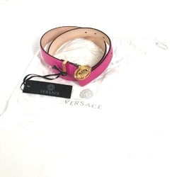 VERSACE Medusa Belt Leather Women's Pink