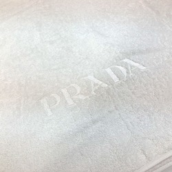 PRADA Prada Bath Towel, Knee Blanket, Beach Cotton, Women's, White